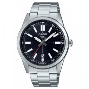 Наручные часы CASIO Collection MTP-VD02D-1E, черный. Цвет: черный