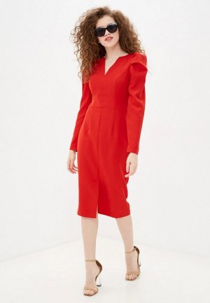 Платье Avemod. Цвет: красный