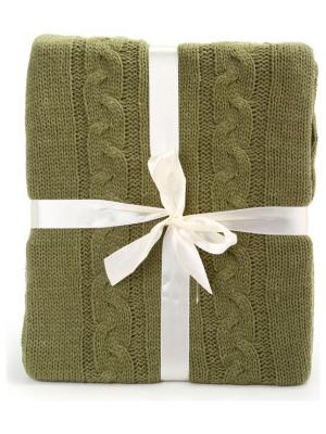 Плед 130*150 СМ Knit KnitT-Olive Cite Marilou. Цвет: оливковый