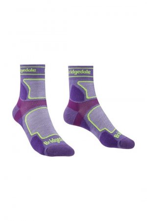 Сверхлегкие носки T2 Coolmax Sport 3/4 , фиолетовый Bridgedale