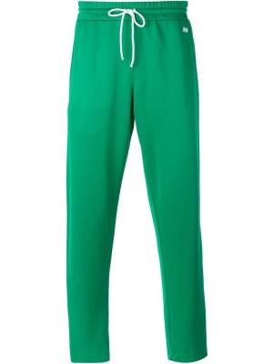 Классические спортивные брюки Ami Alexandre Mattiussi. Цвет: зелёный