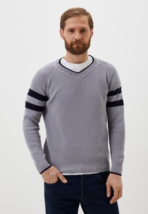 Пуловер marhatter. Цвет: серый