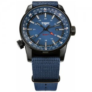 Наручные часы traser P68 adventure, синий, черный. Цвет: синий/черный