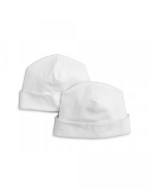 Базовая шапка унисекс, 2 шт. — для малышей , цвет White Kissy