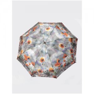 Зонт-трость , мультиколор ZEST. Цвет: серебристый/оранжевый/серый