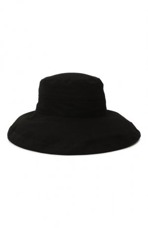 Хлопковая шляпа Jil Sander. Цвет: чёрный