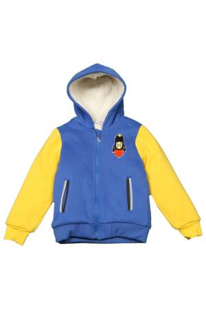 Куртка SAGO KIDS. Цвет: синий, желтый