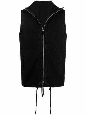 Layered zip-up lightweight jacket Boris Bidjan Saberi. Цвет: черный