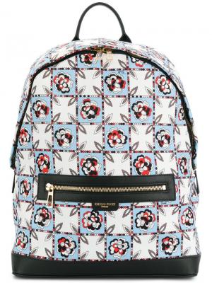 Рюкзак с принтом Emilio Pucci. Цвет: синий