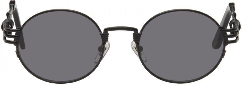 Черные солнцезащитные очки 56-6106 Jean Paul Gaultier