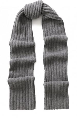 Кашемировый шарф FTC. Цвет: серый