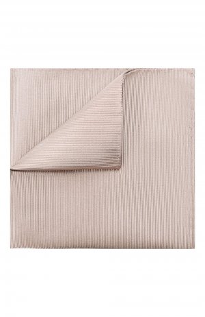Шелковый платок Giorgio Armani. Цвет: бежевый