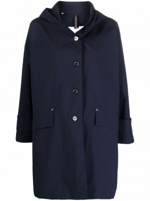 Пальто Humbie с капюшоном Mackintosh. Цвет: синий