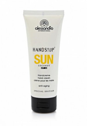 Солнезащитный увлажняющий крем для рук sun 75 мл Alessandro AL005MWHE173