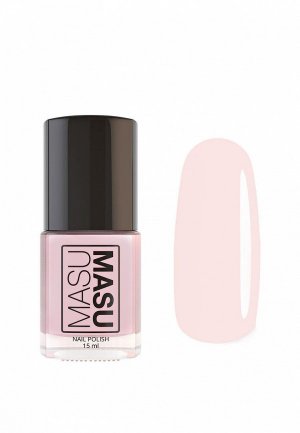 Лак для ногтей Masura Цветение Сливы, полупрозрачный, 15 мл. Цвет: розовый