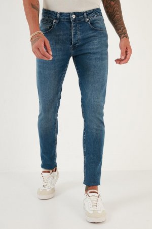 Хлопковые джинсы скинни с нормальной талией 1116J151NAPOLI Buratti