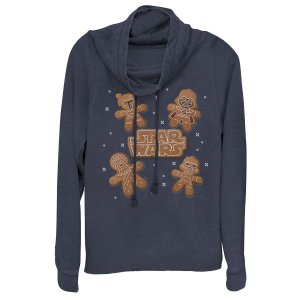 Пуловер с круглым вырезом и в стиле «Звездные войны» для юниоров , темно-синий Star Wars