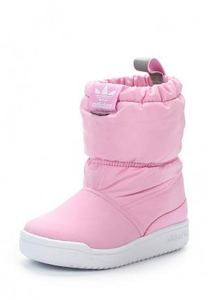 Дутики adidas Originals SLIP ON BOOT C. Цвет: розовый