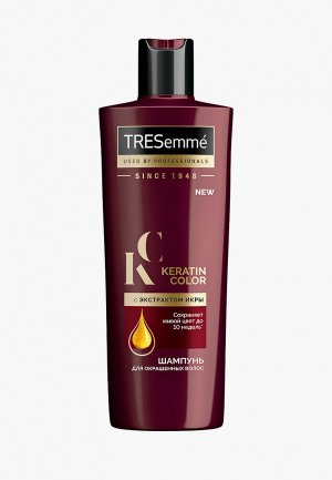 Шампунь Tresemme для окрашенных волос Keratin Color, 400 мл. Цвет: прозрачный