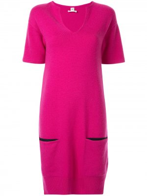 Платье с короткими рукавами pre-owned Hermès. Цвет: розовый