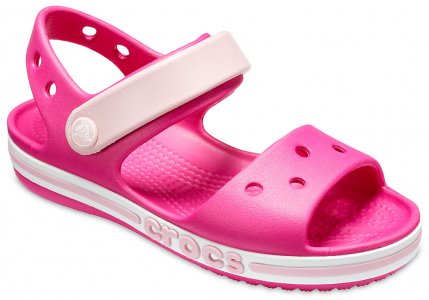 Сандалии детские CROCS Kids Bayaband Sandal Candy Pink (Розовый) арт. 205400. Цвет: розовый