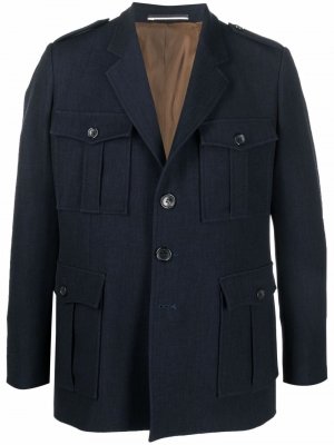 Пиджак с накладными карманами Reveres 1949. Цвет: синий