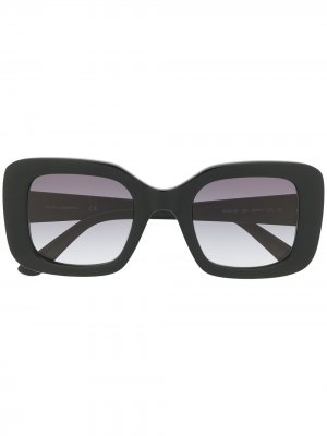 Солнцезащитные очки в прямоугольной оправе 90-х годов Karl Lagerfeld. Цвет: черный