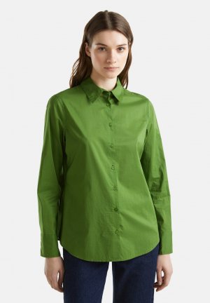 Блузка-рубашка United Colors of Benetton, цвет green Benetton