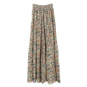 Широкие брюки с цветочным рисунком RENE DERHY. Цвет: серый/ наб. рисунок