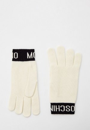 Перчатки Moschino. Цвет: белый