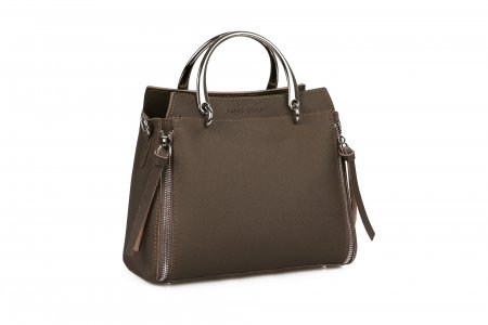 Женская сумка хэнд , коричневая Laura Ashley. Цвет: серый
