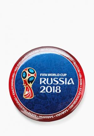 Значок 2018 FIFA World Cup Russia™. Цвет: синий