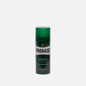 Пена для бритья Shaving Refresh Eucalyptus Oil/Menthol Proraso. Цвет: зелёный