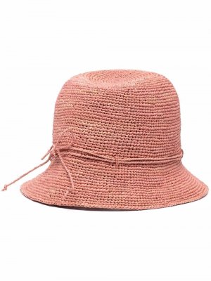 Шляпа с завязками Helen Kaminski. Цвет: розовый