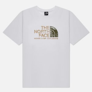 Мужская футболка Rust 2 The North Face. Цвет: белый