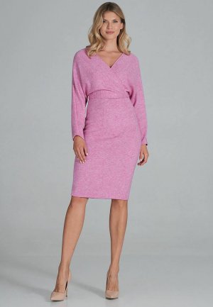 Вязаное платье , розовый Figl