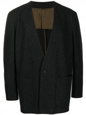 Однобортный пиджак Fear Of God. Цвет: черный