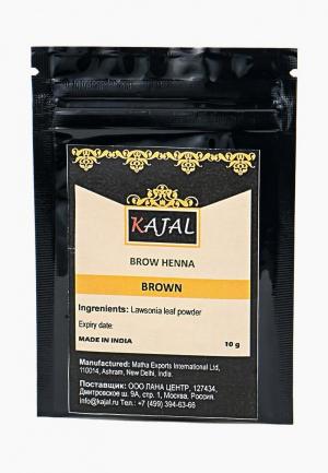 Тени для бровей Kajal с эффектом татуажа, коричневые, 10 г. Цвет: коричневый