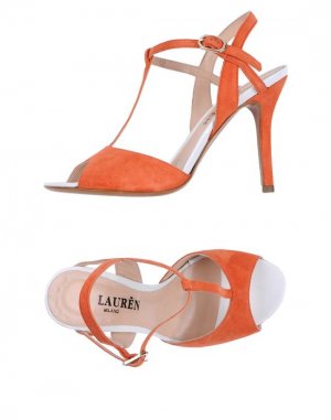 Босоножки на каблуке LAURÈN. Цвет: оранжевый
