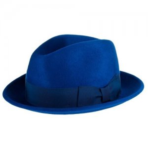 Шляпа , размер 59, синий Bailey. Цвет: синий