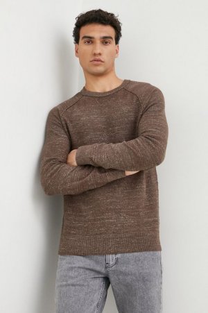 Хлопковый свитер Gap, коричневый GAP