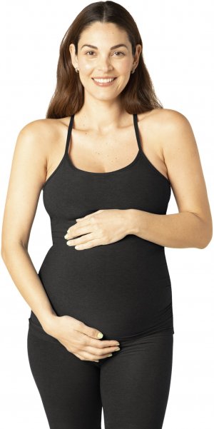 Майка Keep Cool для беременных с открытой спиной — женская , черный Beyond Yoga