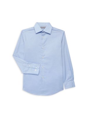 Рубашка классического кроя на пуговицах для мальчика , синий Michael Kors