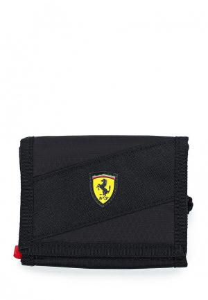 Кошелек PUMA Ferrari Fanwear Wallet. Цвет: черный
