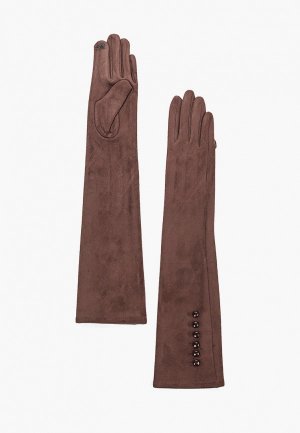 Перчатки Pur. Цвет: коричневый