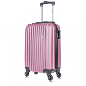 Умный чемодан Lcase Krabi Krabi, 36 л, размер S, розовый, золотой L'case. Цвет: золотистый/розовое золото/розовый