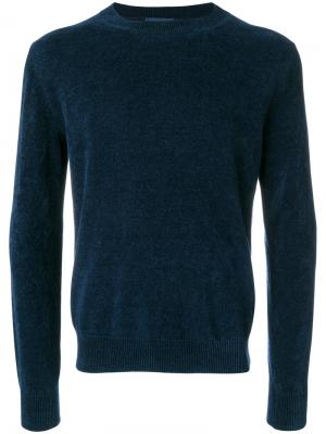 Пуловер с круглым вырезом Ballantyne. Цвет: синий