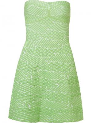 Strapless knit dress Gig. Цвет: зелёный