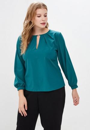 Блуза Liora. Цвет: зеленый