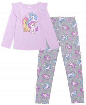 Топ и леггинсы Better с длинными рукавами для маленьких девочек, комплект из 2 предметов My Little Pony